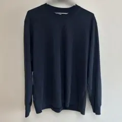 UNIQLO U エアリズムコットンクルーネックTシャツ　ネイビー