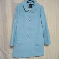 Cynthia Rowley 水色 ロングコート Mサイズ