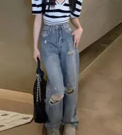 miniministore ダメージデニム ブルーのサムネイル