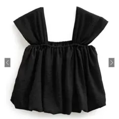 GRL ac2390 バルーンブラウス ブラック M