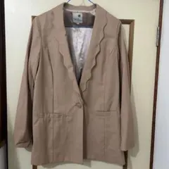 earth ベージュ テーラードジャケット