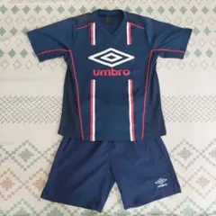 umbro ネイビー Tシャツ ショーツセット 160