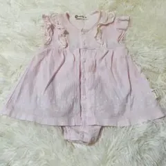 CROISSANCE BEBE ピンクロンパース 70 ピンク