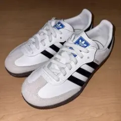 アディダス サンバOG キッズ(ホワイト、19.0cm)