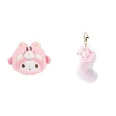 サンリオ マイメロディ ヘアクリップ しっぽチャーム フォレストどうぶつ