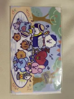 BT21 happy camp 購入特典　ミニクリアファイル