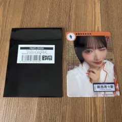 カワラボカフェ　白衣衣装クリアトレカ　FRUITSZIPPER 鎮西寿々歌