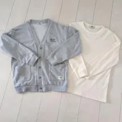 MPS グレー Vネックカーディガン　カットソー　セット　 160