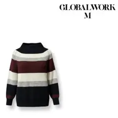 GLOBAL WORK M タートルネックセーター