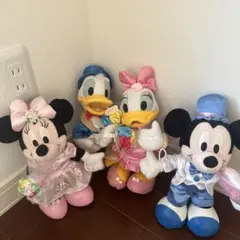 ミッキー・ミニー・ドナルド・デイジー ぬいぐるみ 4体セット