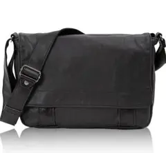 ​​極美品✨DOUBLES 本革 A4ショルダーバッグ黒 ペットボトル5本収納可