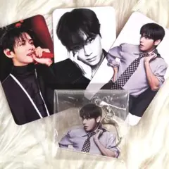BTS V テテ アクリルキーリング&トレカセット