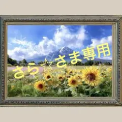 A4『さら☆さま専用』繁栄と再生の大地☆富士山 No.96☆開運ヒーリングアート