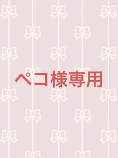 ペコ様専用‼️他の方はご購入出来ません‼️