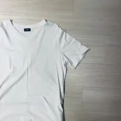 DIESEL ホワイト Vネック Tシャツ　夏服