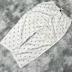 未使用級『POLO RALPH LAUREN』パジャマパンツ　ポニー総柄　白