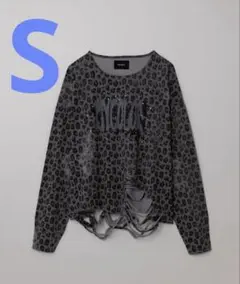 【GRANCY】総柄ラインストーングラフィックロンT