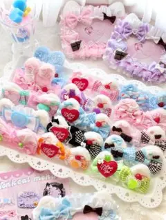 Ⓜ️@プロフ必読様　ぬい服　ぬい　ヘッドドレス パフェ いちご　10cm