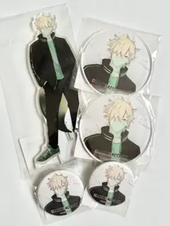 うりゅる アクリルスタンド アクリルコースター 缶バッチ セット