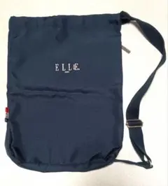 昔のELLE PETITE PARIS〜ショルダーバック〜紺色〜通学用にも☆のサムネイル