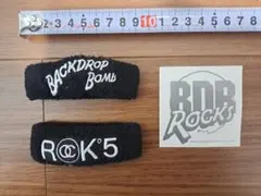 BACKDROPBOMB　リストバンド　ステッカー付