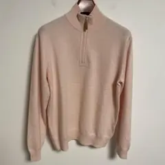 UNIQLO ユニクロ 薄ピンク カシミヤ100% ハイネックニット L