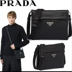 [人気]PRADA ショルダーバッグ　レザーのサムネイル