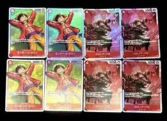 ギア5 スタートデッキ　ルフィ　SR ゾロ　SR 4枚ずつ8枚