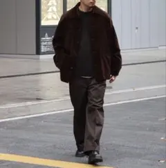 【極美品】INTÉRIM インテリム コーデュロイ カバーオール 3