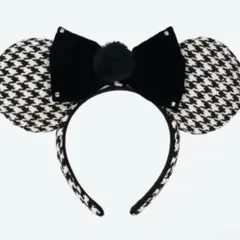 ディズニー ミニー カチューシャ 千鳥柄