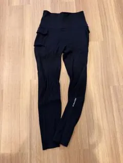 XEXYMIX ゼクシィミックス サイドポケット付きブラックレギンス