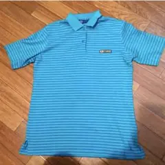 古着レトロ Arnold Palmer ボーダー柄ポロシャツ風カットソーふるじょ