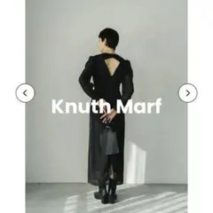 KnuthMarf⚫︎back open sheer dress シアードレス 黒 2025年最新】knuth marf back open sheer dressの人気アイテム