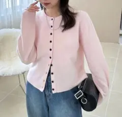 discoat ヤクブレンドカーディガン