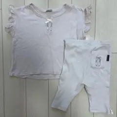 petit main バレエシューズ刺繍セットアップ