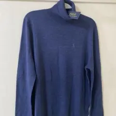 Polo Ralph Lauren タートルネック ニット ネイビー Lのサムネイル