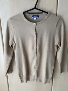 Burberry 七分袖カーディガン ノバチェック