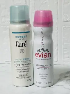 新品未開封⭐︎キュレル ディープモイスチャースプレー&eviaフェイシャルスプレーのサムネイル