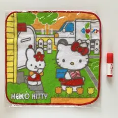 【平成レトロ】サンリオ ハローキティ 2点まとめ売り ミニペン タオルハンカチ