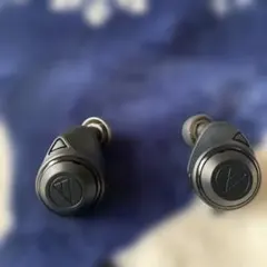 ジャンク品 Audio-Technica CKS50TW ブラック イヤホン