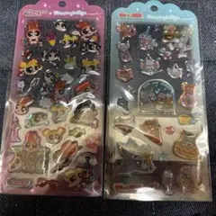 ドロップジェリーシール　パワーパフガールズ　トムとジェリー　2枚セット