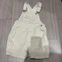 ベージュ オーバーオール　baby GAP