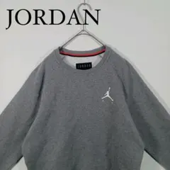 JORDAN ジャンプマン ラグランスウェット 灰 Sのサムネイル