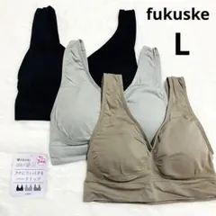 【新品】福助　ラクにフィットするハーフトップ３枚組　Ｌ　デイリーDAILY満足のサムネイル