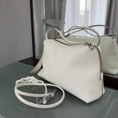 2024.4月購入　ジャンニキアリーニ アリファ M マーブル ショルダーバッグ