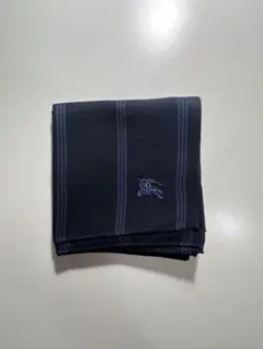 Burberry ハンカチ ネイビー ストライプ ホースロゴのサムネイル
