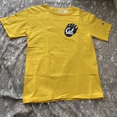 Champion Cal Tシャツ Mサイズ イエロー