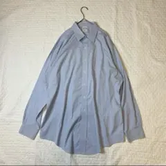 ブルックスブラザーズ ノンアイロンシャツ ブルー171/2-35 スリムフィット