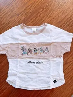 期間限定価格　フタフタ バースデー プティマイン レトロ ミッキー Tシャツ