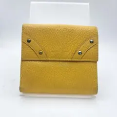 バーバリー　折財布　財布　ウォレット　イエロー